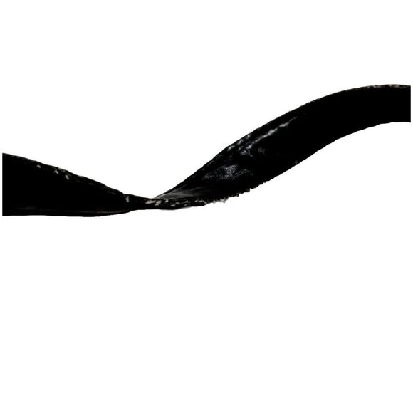 LA DIVA for Town Shoes BLACK LEATHER PURSE - Picture 7 of 9